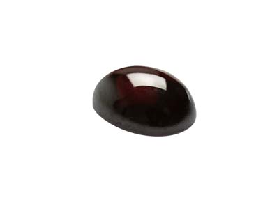 Garnet, Oval Cabochon, 9x7mm - Standard Image - 3