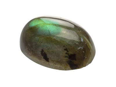 Labradorite, Oval Cabochon, 12x10mm - Standard Image - 3