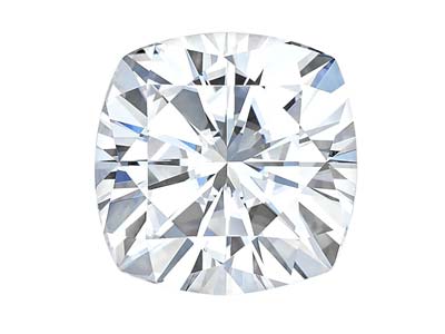 Moissanite By Charles And Colvard,  Cushion Brilliant 4.5x4.5mm, Colour G H I - Standard Image - 1