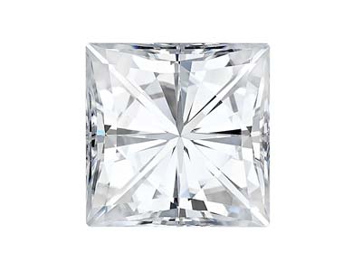 Moissanite By Charles And Colvard, Square Brilliant 4x4mm, Colour G H I