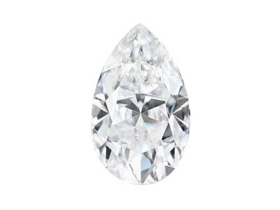 Charles And Colvard Moissanite,    Forever One, Pear Brilliant 8x5mm, Colour D E F