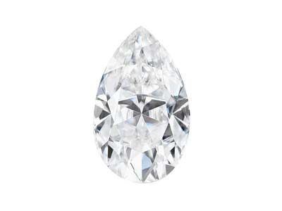Charles And Colvard Moissanite,    Forever One, Pear Brilliant 9x6mm, Colour D E F