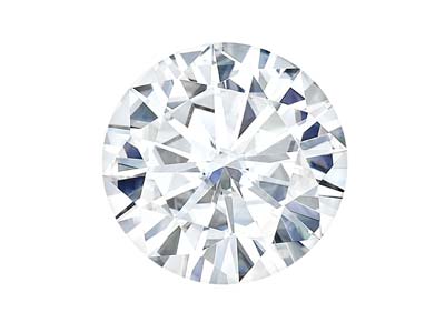 Charles And Colvard Moissanite,    Forever One, Round Modified        Brilliant, 1mm, Colour D - I