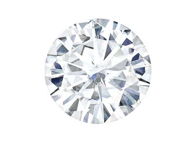 Charles And Colvard Moissanite,    Forever One, Round Brilliant 10mm, Colour D E F - Standard Image - 1