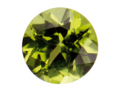 Peridot,-Round,-3mm