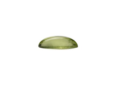 Peridot, Oval Cabochon, 5x3mm - Standard Image - 2