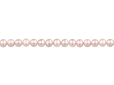 Cultured Pearls Fresh Water,       6-6.5mm, Lavenderpink, Potato     Round, 1640cm