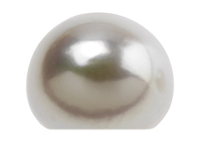 Cultured Pearl 3/4 Cut Half Drilled B 7-7.5mm - Standard Image - 2