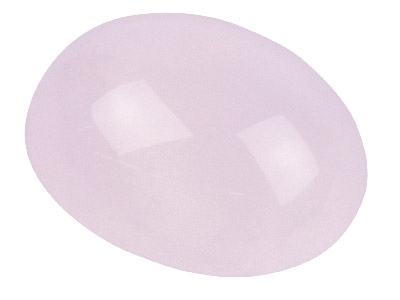 Rose-Quartz,-Oval-Cabochon,-10x8mm