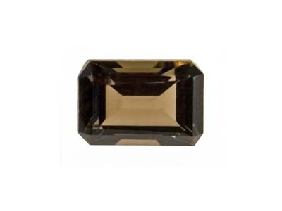 Smokey Quartz, Octagon, 7x5mm - Standard Image - 1