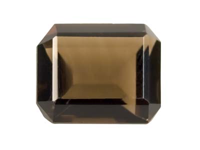 Smokey Quartz, Octagon, 12x10mm - Standard Image - 1