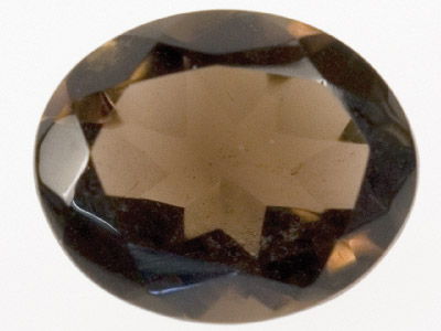 Smokey Quartz, Oval, 12x10mm