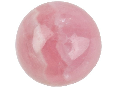 Rhodochrosite, Round Cabochon 5mm - Standard Image - 1