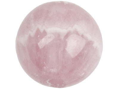 Rhodochrosite, Round Cabochon 8mm - Standard Image - 1