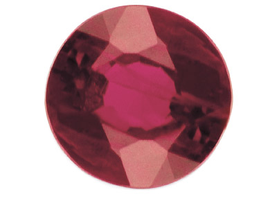 Ruby, Round, 2.5mm