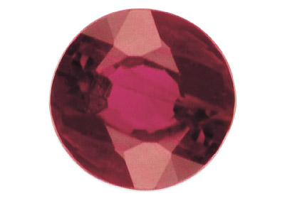 Ruby, Round, 2.75mm