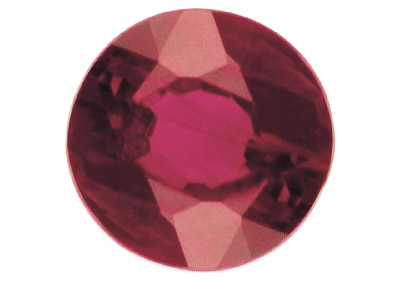 Ruby, Round, 3mm