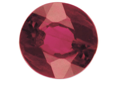 Ruby, Round, 4mm