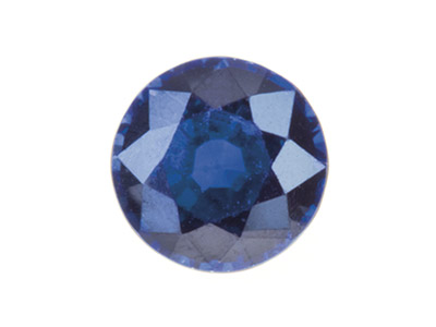 Sapphire,-Round,-2.25mm