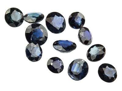 Sapphire, Round, 3mm Mixed Sizes, Pack of 12