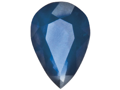 Sapphire, Pear, 6x4mm