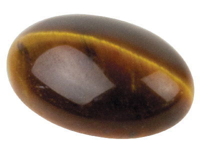 Tiger's-eye, Oval Cabochon 6x4mm - Standard Image - 1