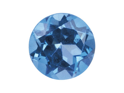 London Blue Topaz, Round, 1.5mm,   Treated