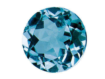 London Blue Topaz, Round, 2mm,     Treated - Standard Image - 1