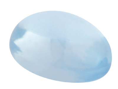 London Blue Topaz, Oval Cabochon   7x5mm, Treated