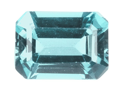 Sky Blue Topaz, Octagon, 7x5mm,    Treated