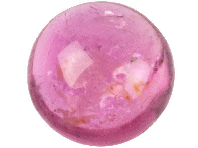 Pink Tourmaline, Round Cabochon 5mm - Standard Image - 1