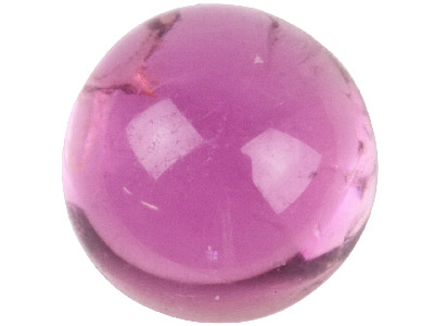 Pink Tourmaline, Round Cabochon 6mm
