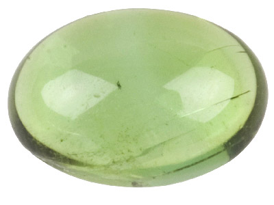 Green-Tourmaline,-Oval-Cabochon----6x4mm