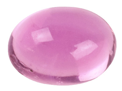 Pink-Tourmaline,-Oval-Cabochon-----6x4mm