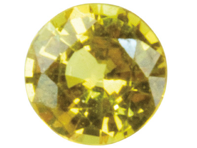 Yellow-Sapphire,-Round,-4mm