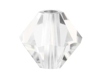 Preciosa Crystal Pack of 24,       Bicone, 4mm, Crystal