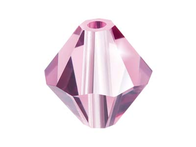 Preciosa Crystal Pack of 24,       Bicone, 4mm, Light Amethyst - Standard Image - 1