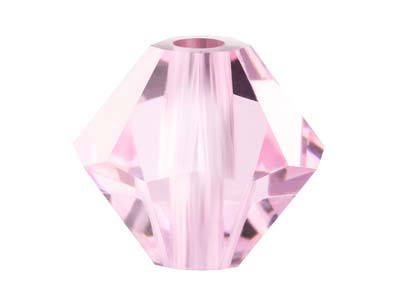 Preciosa Crystal Pack of 24,       Bicone, 4mm, Pink Sapphire