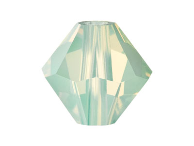 Preciosa Crystal Pack of 24,       Bicone, 4mm, Chrysolite Opal