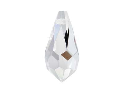 Preciosa Crystal Pack of 2, Drop   Pendant, 984, 7.5 X 15mm, Crystal