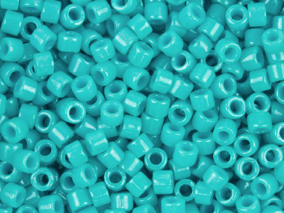 Miyuki 110 Delica Seed Beads Dyed Opaque Turquoise Green 7.2g Tube,  Miyuki Code Db658