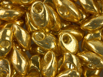 Miyuki Long Magatama Seed Beads    4x7mm Galvanized Gold 8.5g Tube,   Miyuki Code Lma-1052-tube - Standard Image - 1