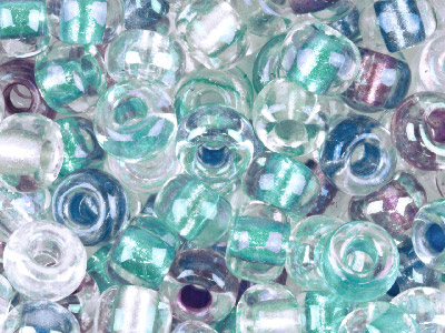 Miyuki 60 Round Seed Beads Mix    Serenity 20g Tube, Miyuki Code     6-9mix08-tube