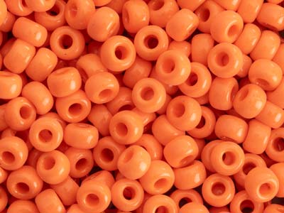 Miyuki 80 Round Seed Beads Seed   Beads Opaque Orange 22g Tube,      Miyuki Code 406