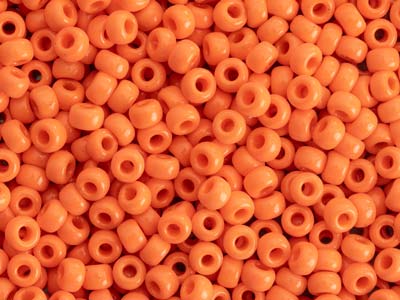 Miyuki 110 Round Seed Beads Seed  Beads Opaque Orange 23.5g Tube,    Miyuki Code 406