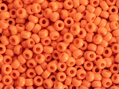 Miyuki 110 Round Seed Beads Seed  Beads Opaque Orange 23.5g Tube,    Miyuki Code 406