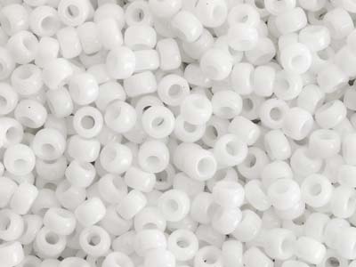 Miyuki 110 Round Seed Beads Seed   Beads Opaque White 23g Tube, Miyuki Code 402