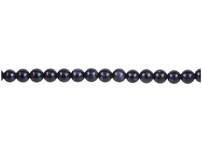 Blue-Goldstone-Beads,-6mm-Round,---16...