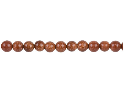 Goldstone Beads, 8mm Round,        16