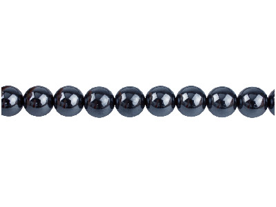Hematite Semi Precious Round Beads 10mm, 1640cm Strand 1640cm     Strand